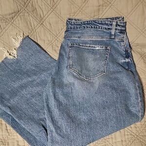 VERVET BY FLYING MONKEY Denim Blue Straight Leg Jeans